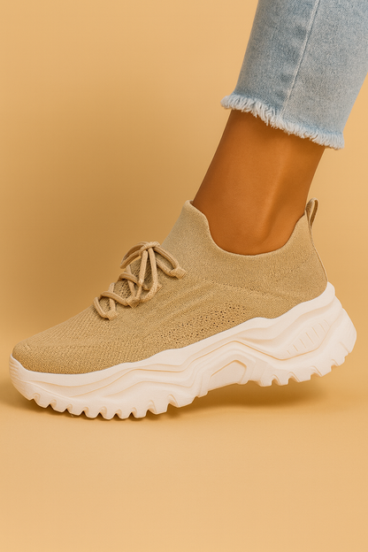 Céliane - Atmungsaktive Orthopädische Sneaker mit Weißer Sohle für Optimalen Komfort bei Langen Spaziergängen und Stadttrips
