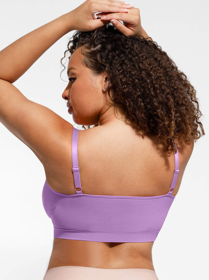 Nahtloser BH mit Raff-Detail – Bequem, Formgebend & Verstellbare Träger für Damen