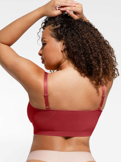 Nahtloser BH mit Raff-Detail – Bequem, Formgebend & Verstellbare Träger für Damen