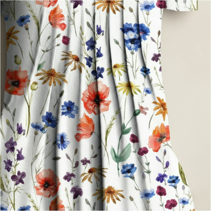 Leichtes Blumen Sommerkleid mit Taschen – Lockeres Freizeitkleid für Damen