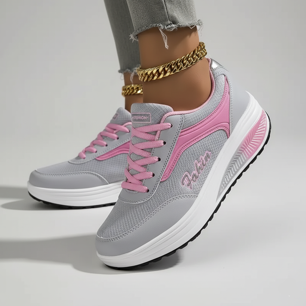 Alzéline - Bequeme Sneakers mit Luftpolster, Atmungsaktivem Stoff und Orthopädischer Unterstützung für Schmerzfreies Laufen und Stadtbummel