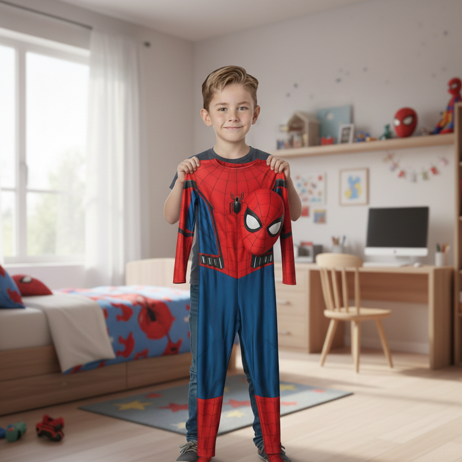Jouéhéros - Realistisches Superheldenkostüm für Kinder und Erwachsene
