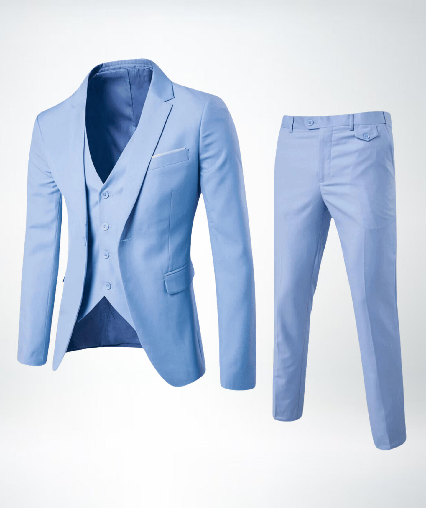 Eleganter 3-Teile Anzug Slim Fit – Stilvoller Business & Hochzeitsanzug für Herren