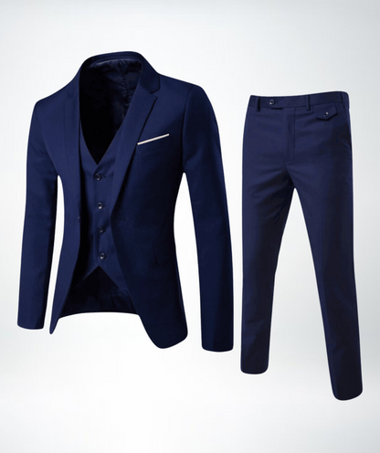 Eleganter 3-Teile Anzug Slim Fit – Stilvoller Business & Hochzeitsanzug für Herren