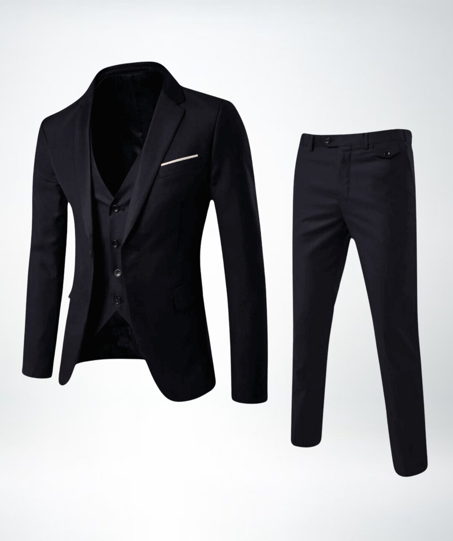 Eleganter 3-Teile Anzug Slim Fit – Stilvoller Business & Hochzeitsanzug für Herren