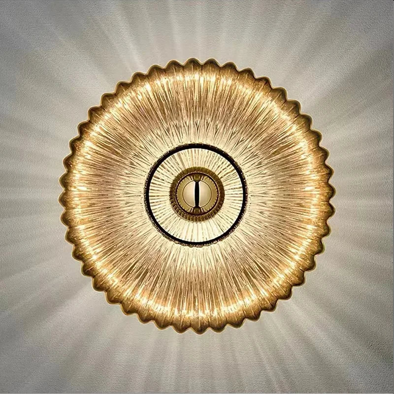 Rétrolume - Retro Wandleuchte aus modernem LED-Glas