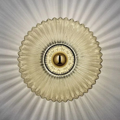 Rétrolume - Retro Wandleuchte aus modernem LED-Glas