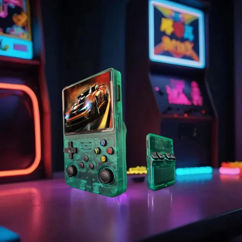 PixelRétro - Tragbare Retro-Spielkonsole mit HD-Bildschirm und USB-Ladung