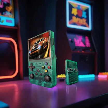 PixelRétro - Tragbare Retro-Spielkonsole mit HD-Bildschirm und USB-Ladung