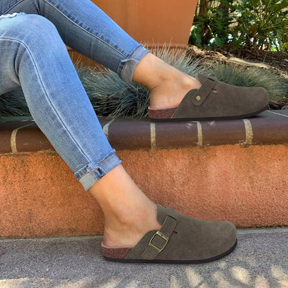 Lian – Boston Wildleder Slipper Sandalen