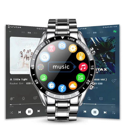 ChronoVivant - Luxuriöse Smartwatch für Herren | Multisport-Modus | Gesundheitsüberwachung