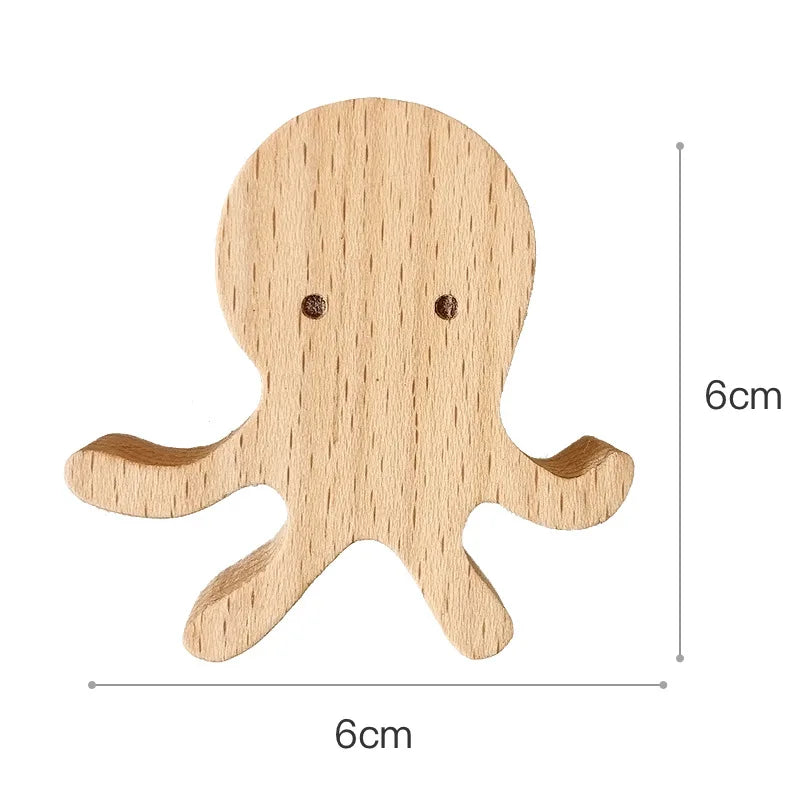 BoisMalin - Verspielte Wandhaken aus Holz mit Tiermotiven