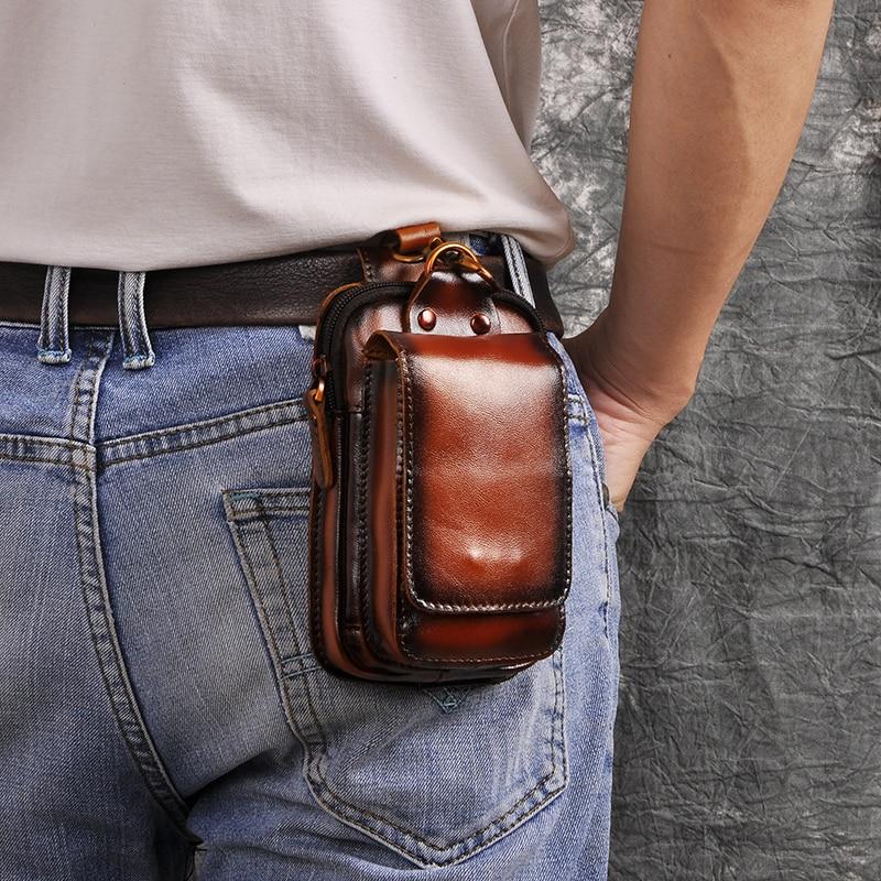 Lorven - Herren Gürteltasche aus echtem Leder