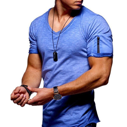 CorpoV - Muskel-T-Shirts mit V-Ausschnitt für Herren