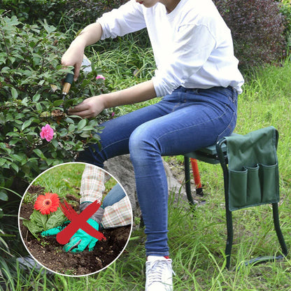 Jardek - Klapphocker für den Garten mit Knietaschen