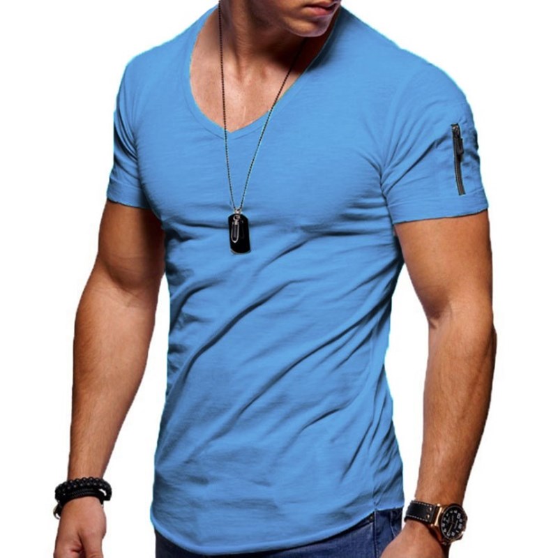 CorpoV - Muskel-T-Shirts mit V-Ausschnitt für Herren