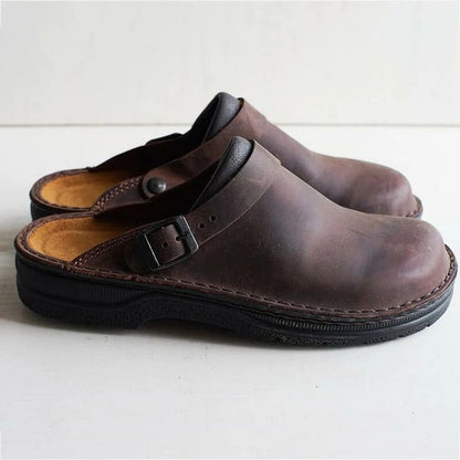 Thalorie - Orthopädische Leder-Clogs für den Herbst