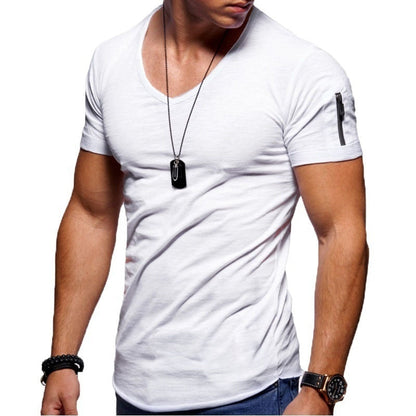 CorpoV - Muskel-T-Shirts mit V-Ausschnitt für Herren