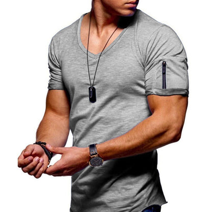 CorpoV - Muskel-T-Shirts mit V-Ausschnitt für Herren