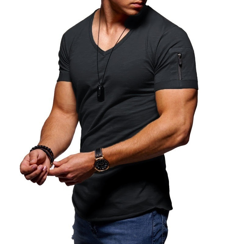 CorpoV - Muskel-T-Shirts mit V-Ausschnitt für Herren