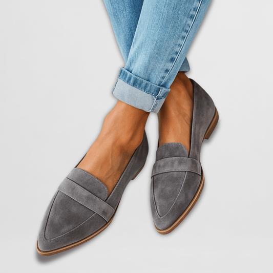 Elegante Loafer mit spitzer Zehenform für Damen – Bequeme Slip-On Schuhe für Alltag & Büro