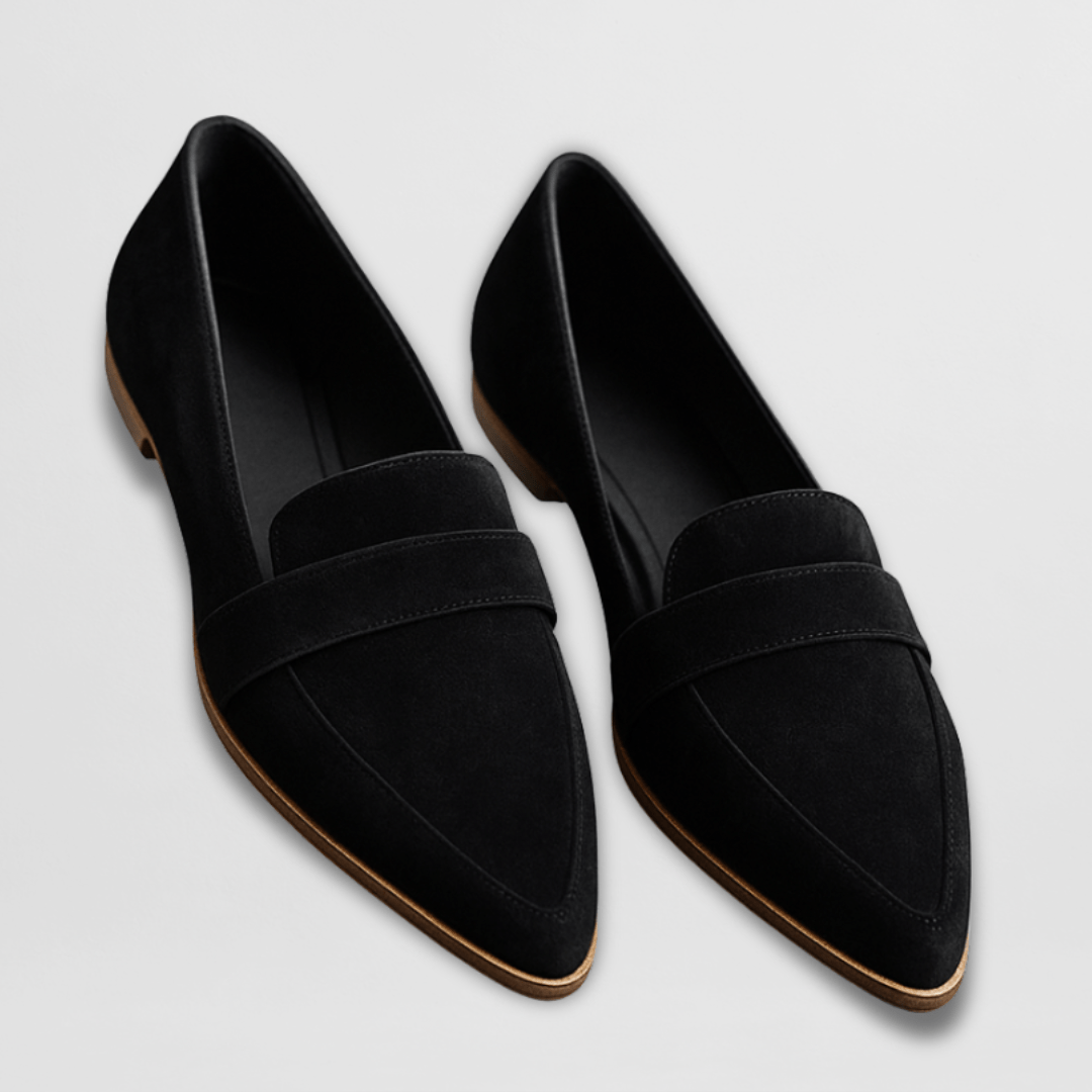 Elegante Loafer mit spitzer Zehenform für Damen – Bequeme Slip-On Schuhe für Alltag & Büro