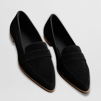 Elegante Loafer mit spitzer Zehenform für Damen – Bequeme Slip-On Schuhe für Alltag & Büro