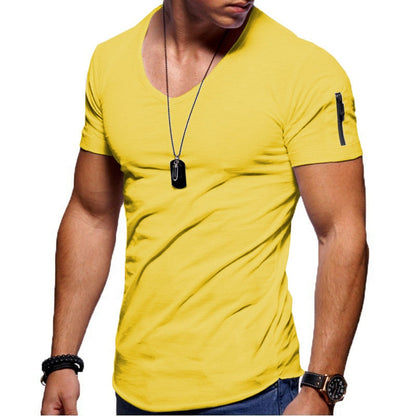 CorpoV - Muskel-T-Shirts mit V-Ausschnitt für Herren