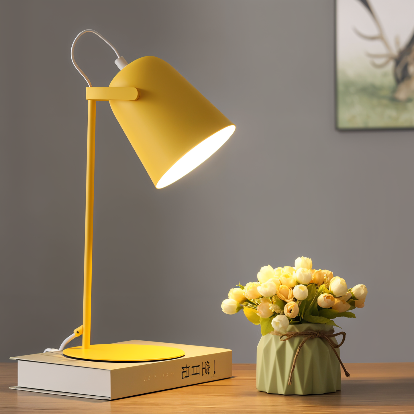 Lumicaron - Verstellbare Tischlampe im Macaron-Design