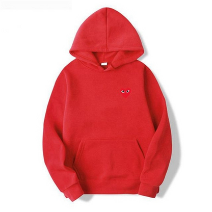 Héline - Kapuzenpullover für Damen, Herzmotiv und lässiger Stil