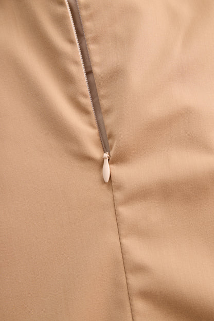 Clémence - Ärmellose Bluse mit Halterkragen und Knoten-Detail für Frauen