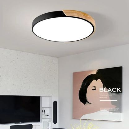 ClairBois - Minimalistische LED-Deckenlampe aus Holz