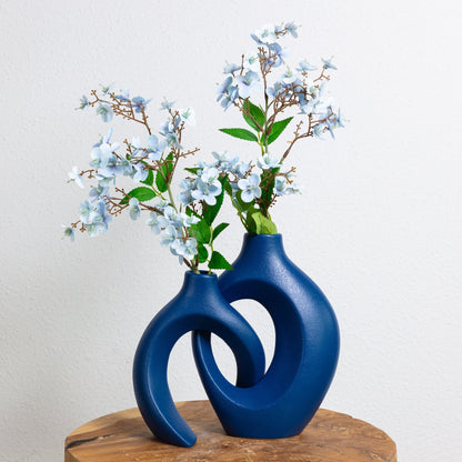 Céroria - Blumenvasen aus verflochtener Keramik