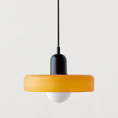VerreLume - Hängelampe im Bauhaus-Stil aus farbigem Glas