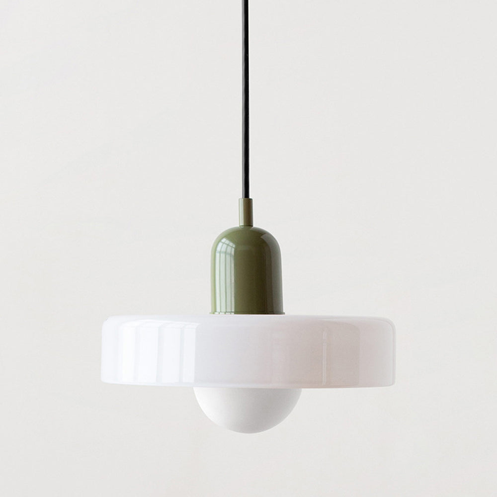 VerreLume - Hängelampe im Bauhaus-Stil aus farbigem Glas