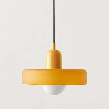 VerreLume - Hängelampe im Bauhaus-Stil aus farbigem Glas
