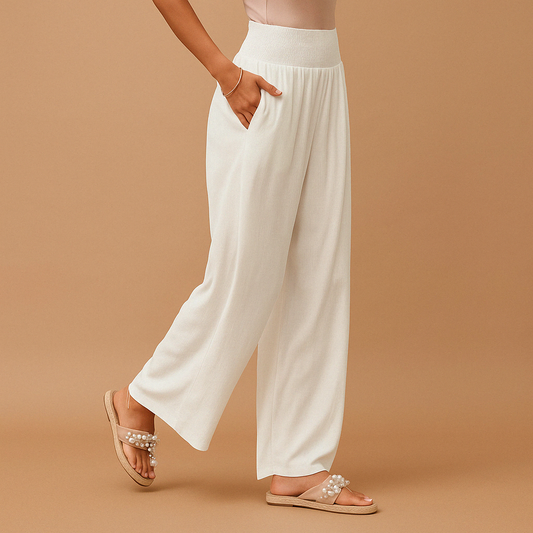 Fleur – Lockere Gerade geschnittene Hose
