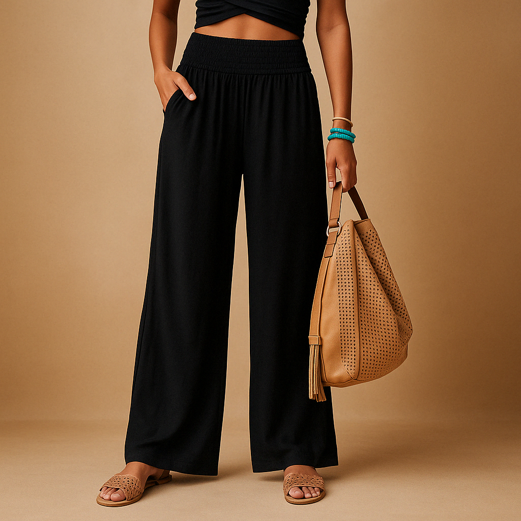 Fleur – Lockere Gerade geschnittene Hose