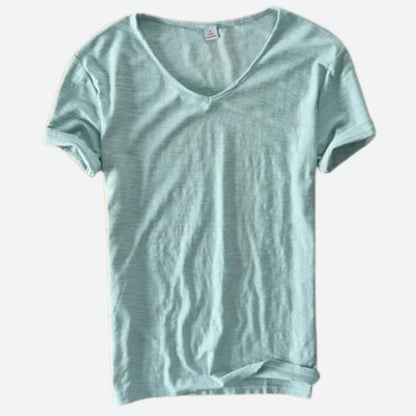 Lässiges V-Ausschnitt T-Shirt mit lockerer Passform für Damen