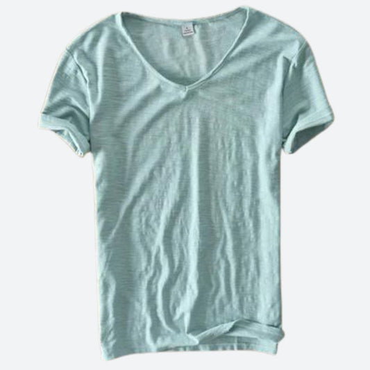 Lässiges V-Ausschnitt T-Shirt mit lockerer Passform für Damen
