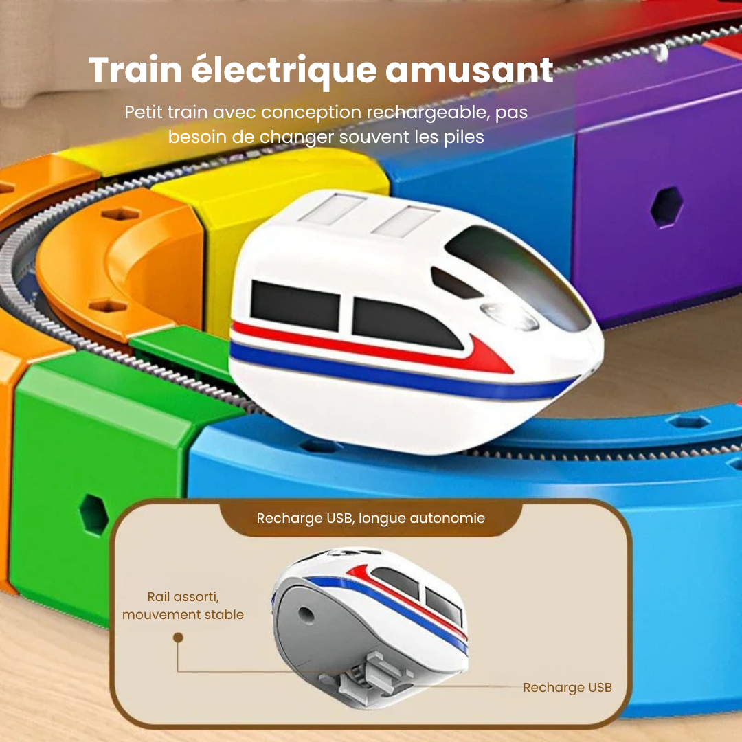 Tracivie - Selbstmontage Würfelbahn – Kreativ & Aktiv – DIY Zugspiel