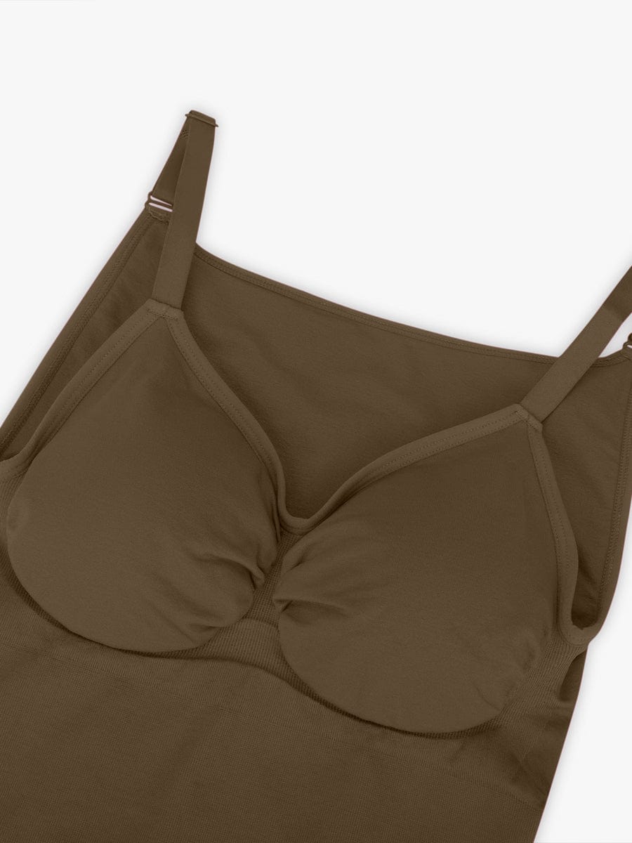 Figurformender Shapewear Body mit Spaghettiträgern – Bauchkontrolle & Nahtloser Komfort für Damen