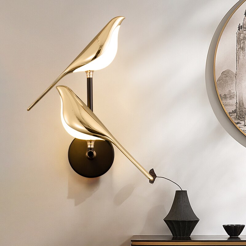 Aviora - Moderne Wandlampe in Form von Vögeln