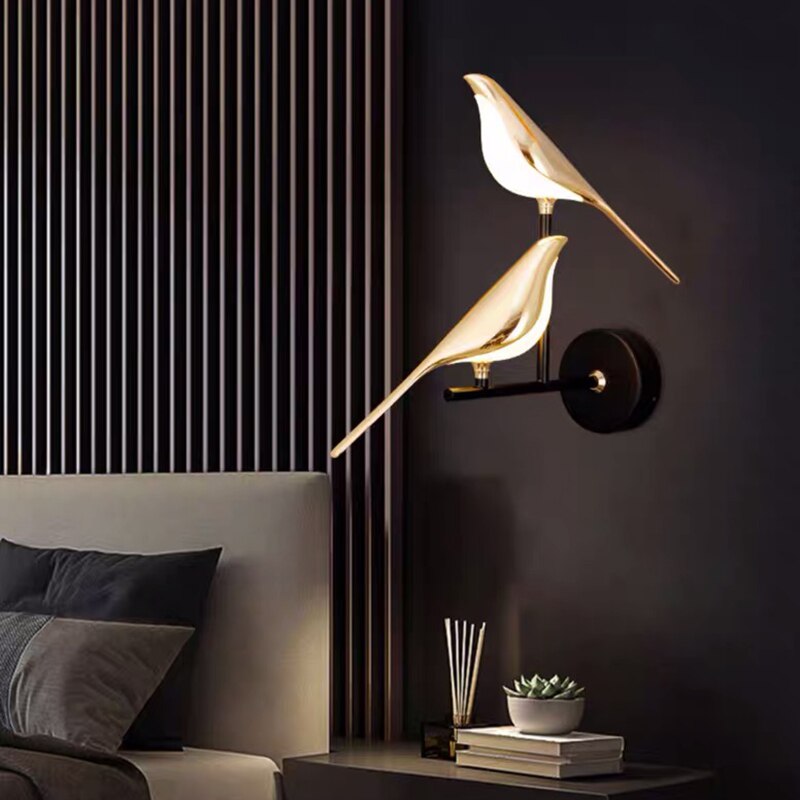 Aviora - Moderne Wandlampe in Form von Vögeln