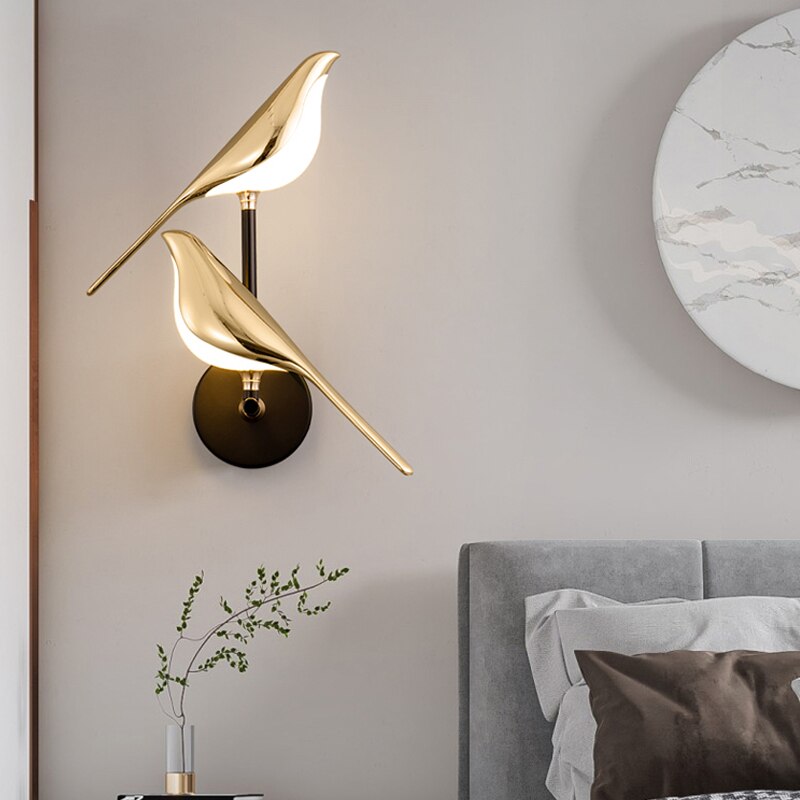 Aviora - Moderne Wandlampe in Form von Vögeln