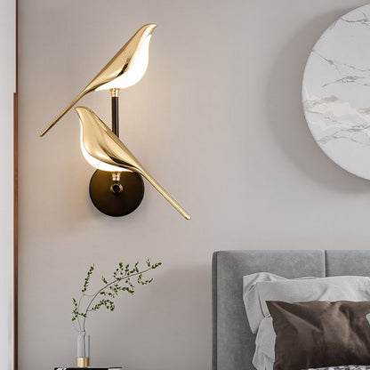 Aviora - Moderne Wandlampe in Form von Vögeln