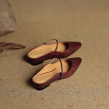 Elegante Slingback Ballerinas mit spitzer Kappe – Bequeme Flats für Damen im Alltag & Büro