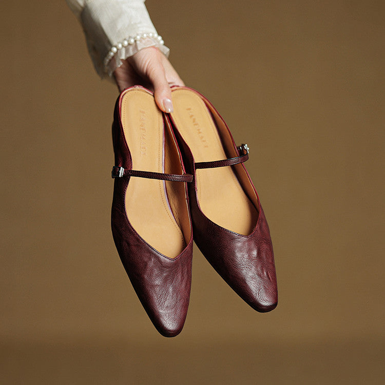 Elegante Slingback Ballerinas mit spitzer Kappe – Bequeme Flats für Damen im Alltag & Büro