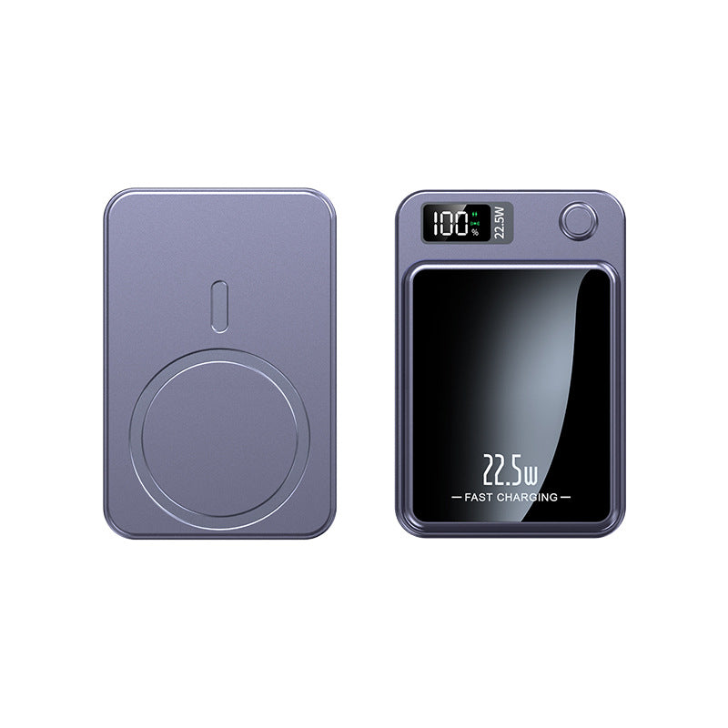 Magnetische Powerbank 10000mAh mit Display & 22,5W Schnellladung – Kabelloses Ladegerät für iPhone