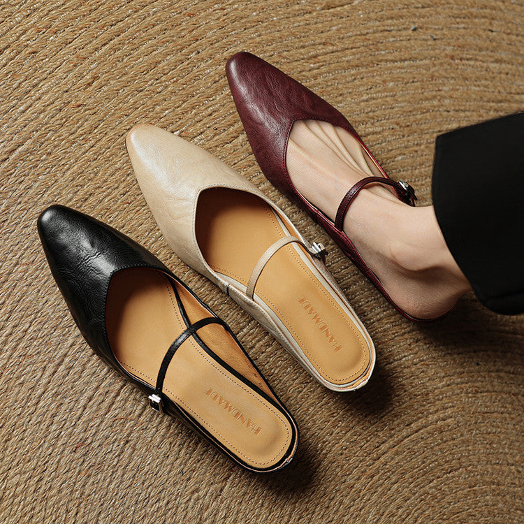 Elegante Slingback Ballerinas mit spitzer Kappe – Bequeme Flats für Damen im Alltag & Büro